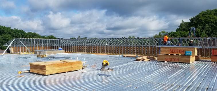 Metal roof trusses